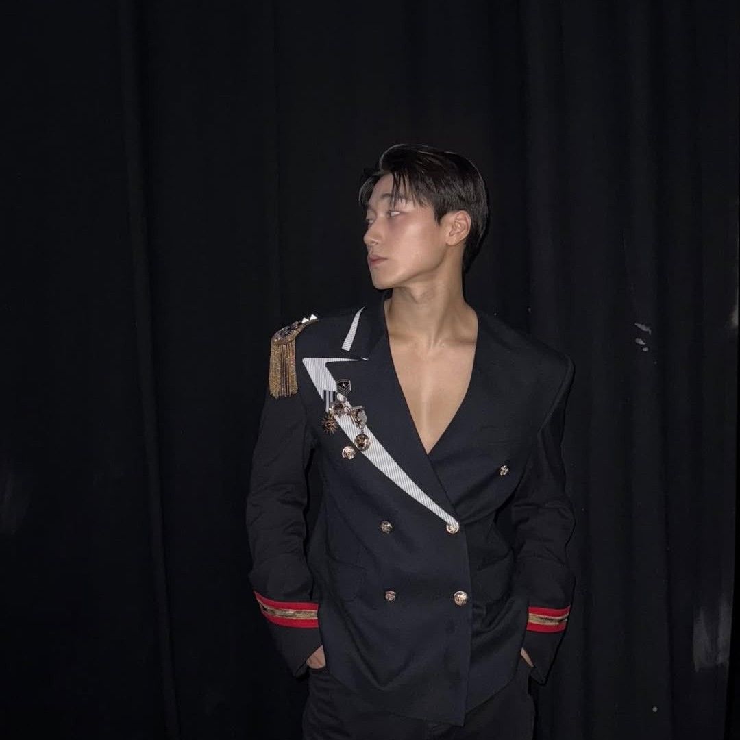 Momen yang diabadikan oleh penggemar San (ATEEZ)