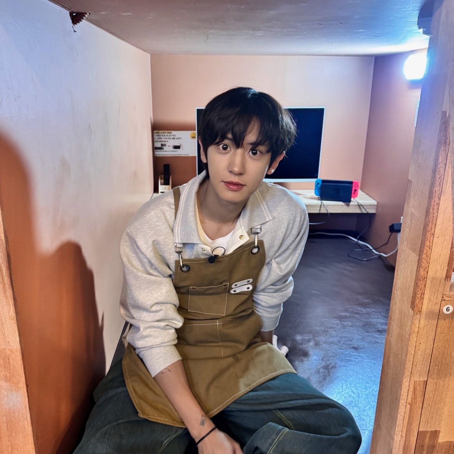 A moment captured by Chanyeol (EXO)'s fan