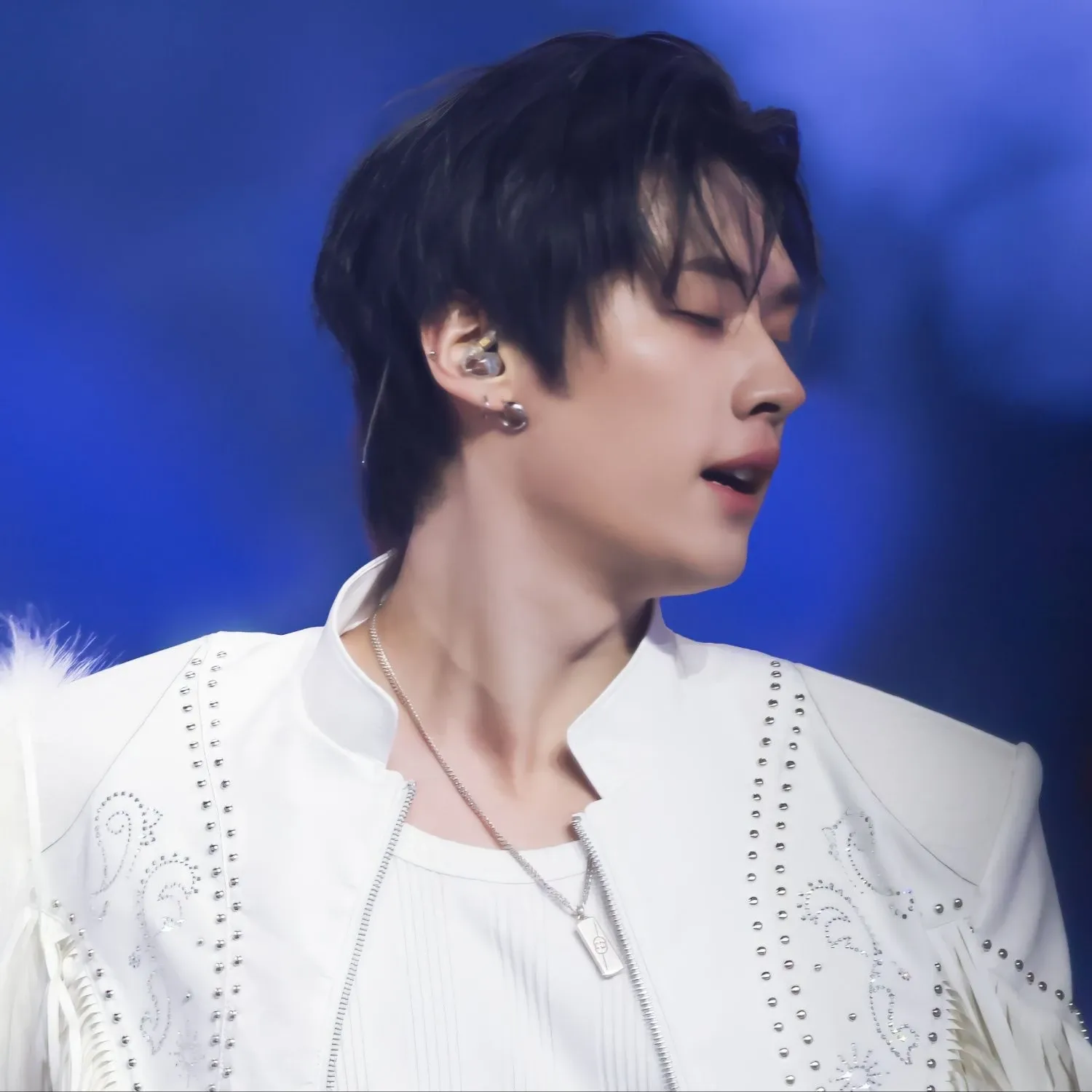 Recent activity shot of Lee Know (Stray Kids)
