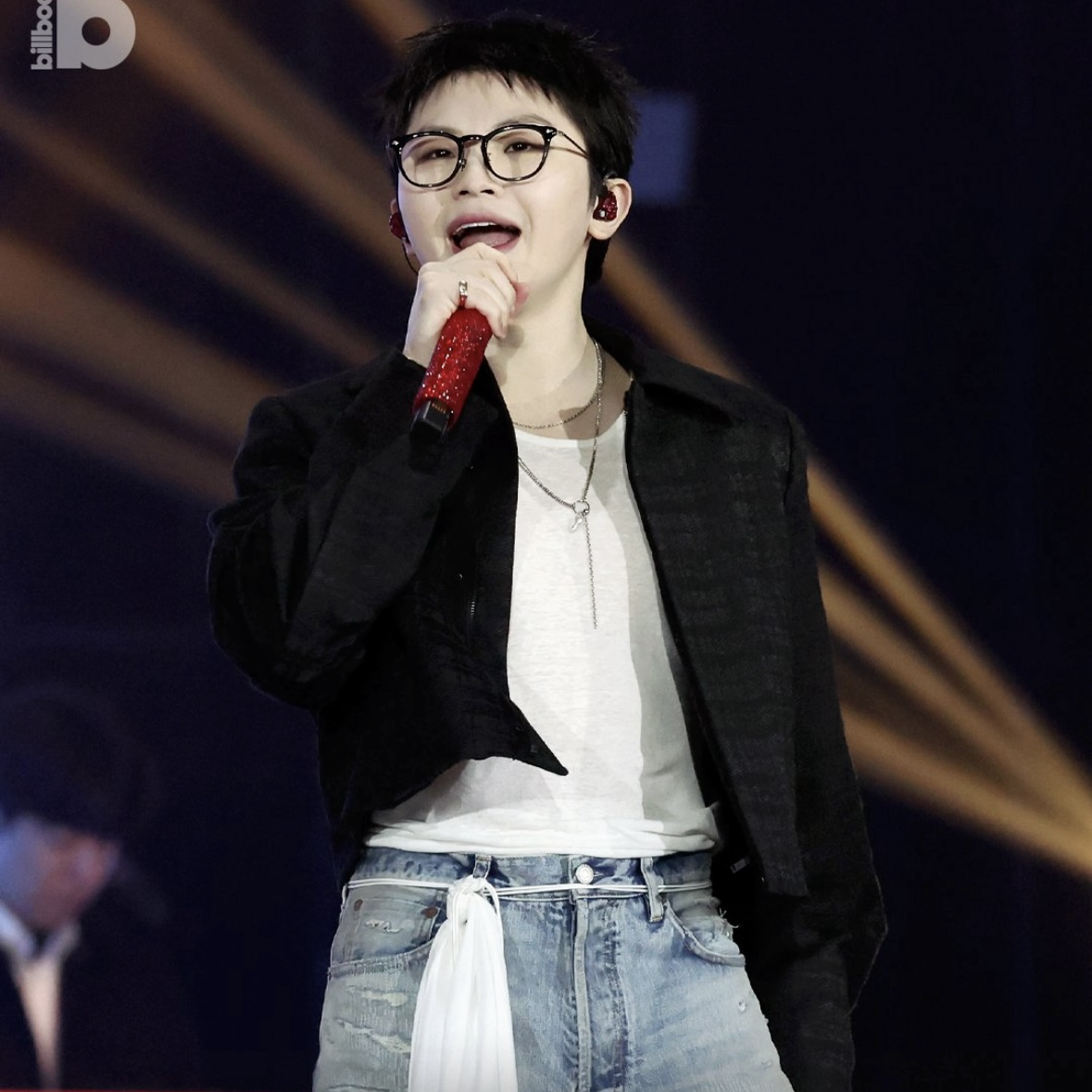 A moment captured by Woozi (SEVENTEEN)'s fan