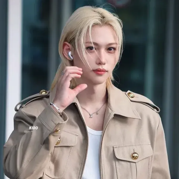 Recent activity shot of Felix (Stray Kids)