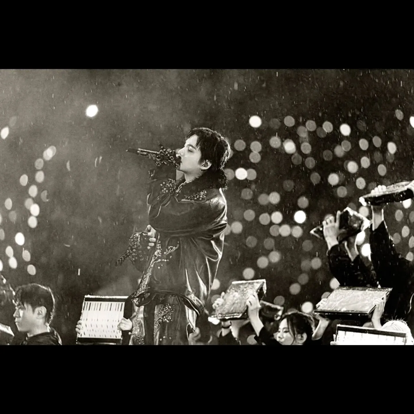 防彈少年團粉絲拍下的瞬間