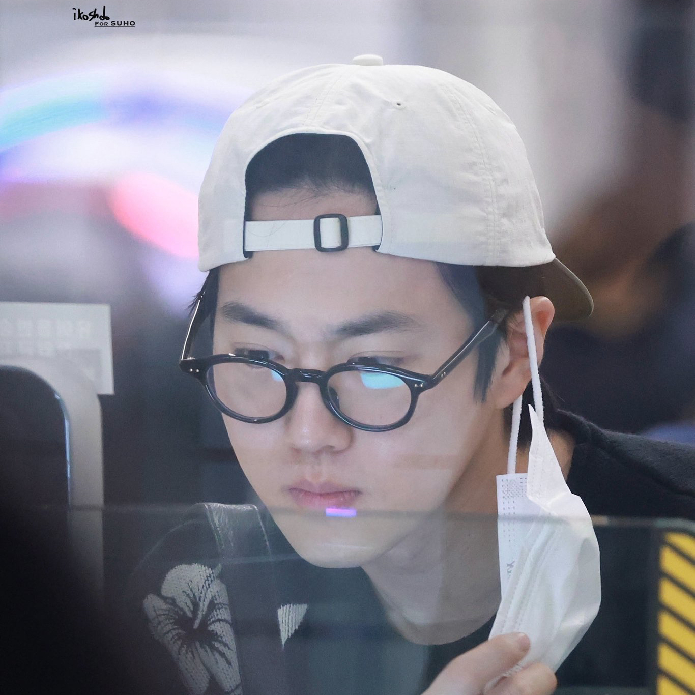 Recent activity shot of Suho (EXO)