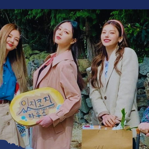 ITZYの舞台裏ショット