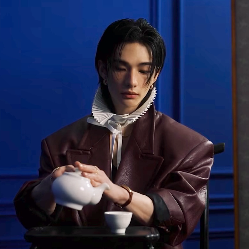 Recent activity shot of Hyunjin (Stray Kids)