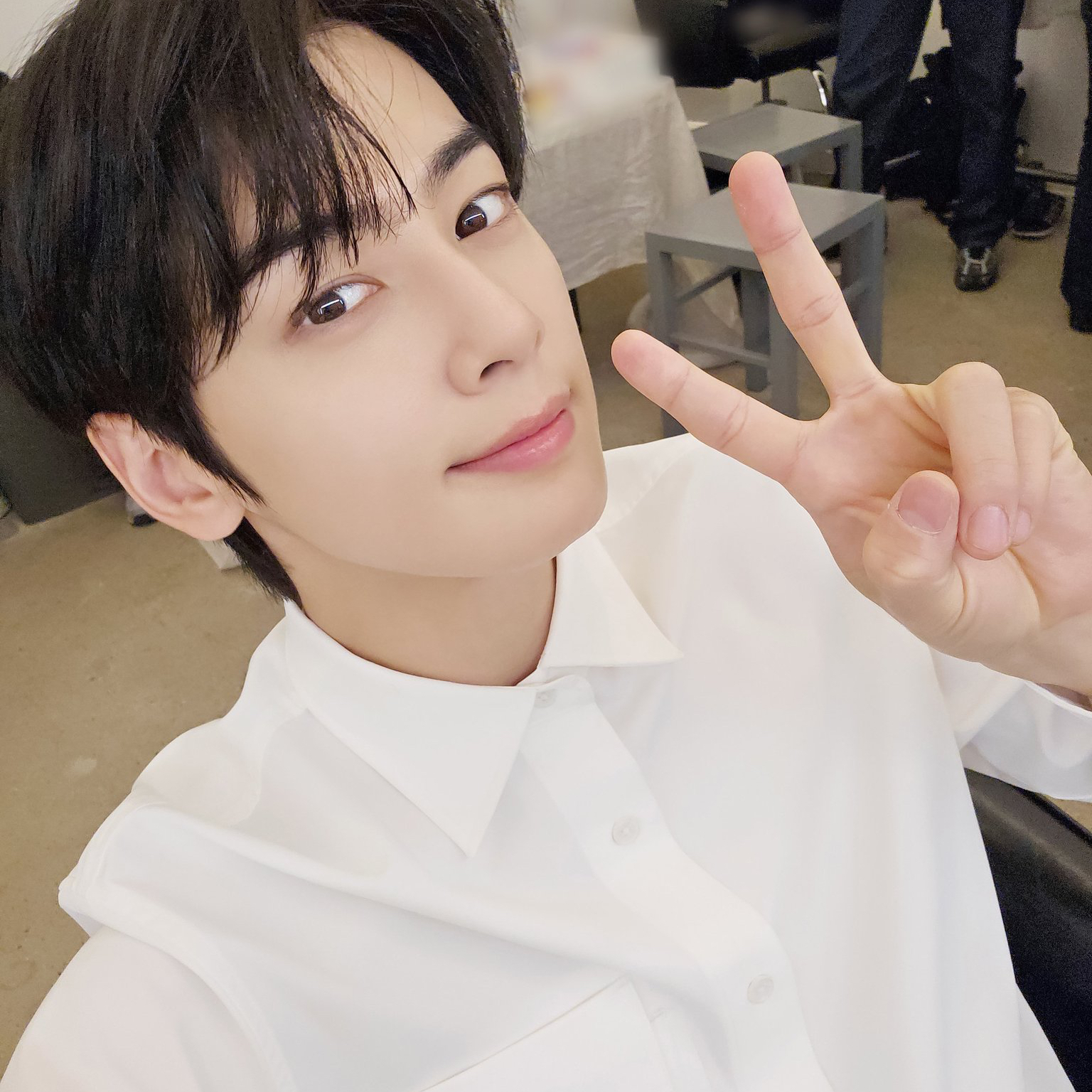 A moment captured by Eunwoo (ASTRO)'s fan