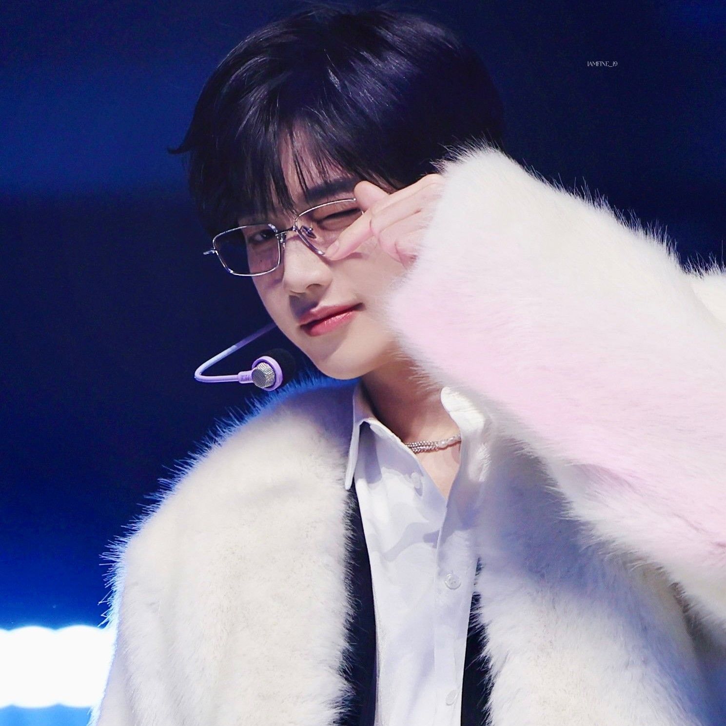 A moment captured by Zhang Hao (ZEROBASEONE)'s fan