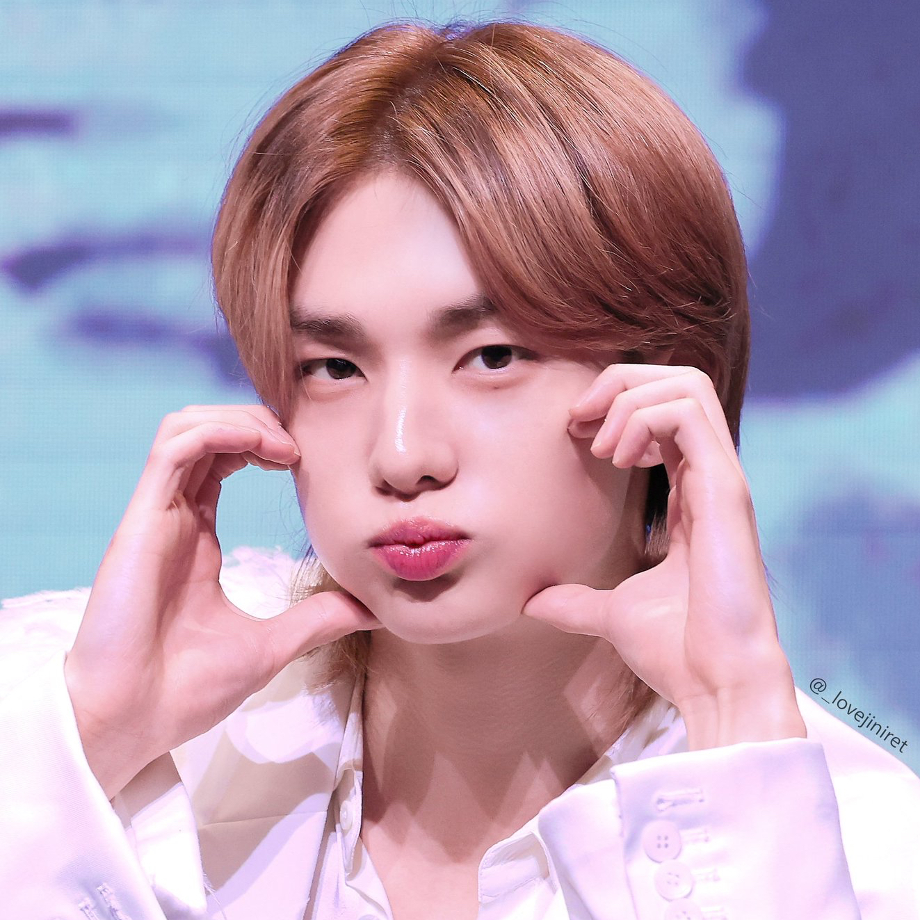 Recent activity shot of Hyunjin (Stray Kids)