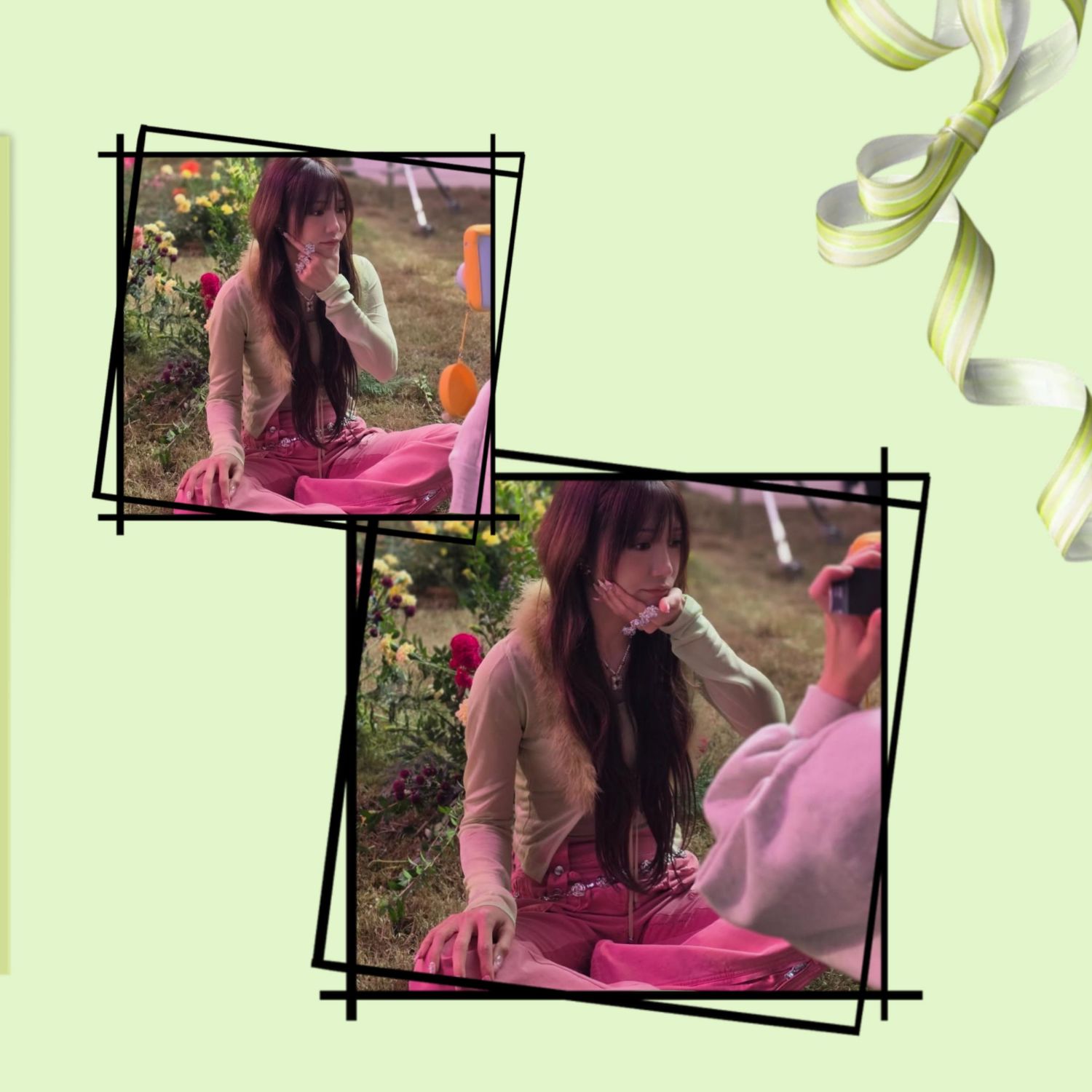 Behind-the-scenes cut of Jeong Eunji (Apink)