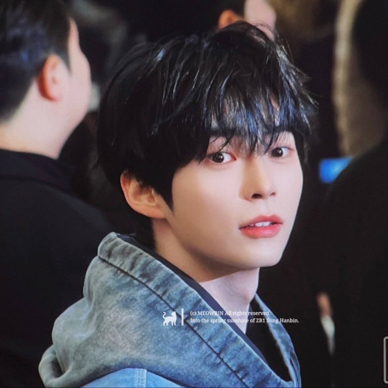 Behind-the-scenes cut of Sung Hanbin (ZEROBASEONE)