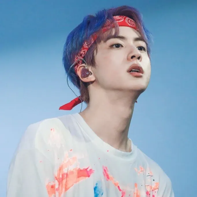 Recent activity shot of Jin (BTS)