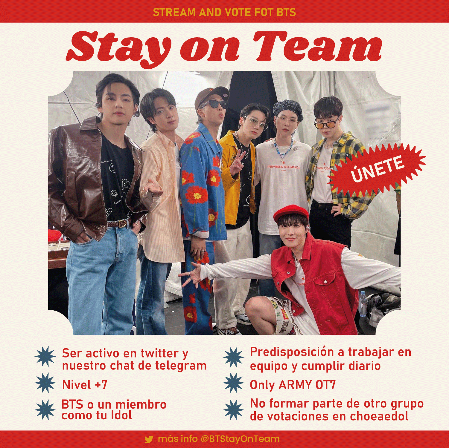 Recent activity shot of BTS