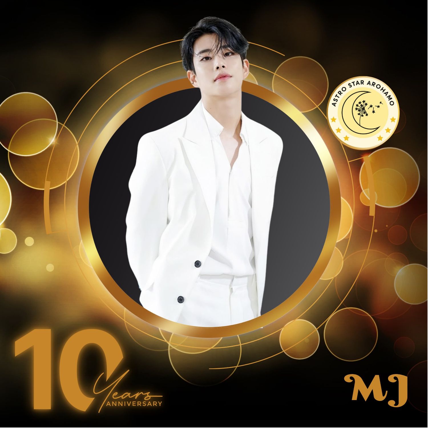 A moment captured by MJ (ASTRO)'s fan