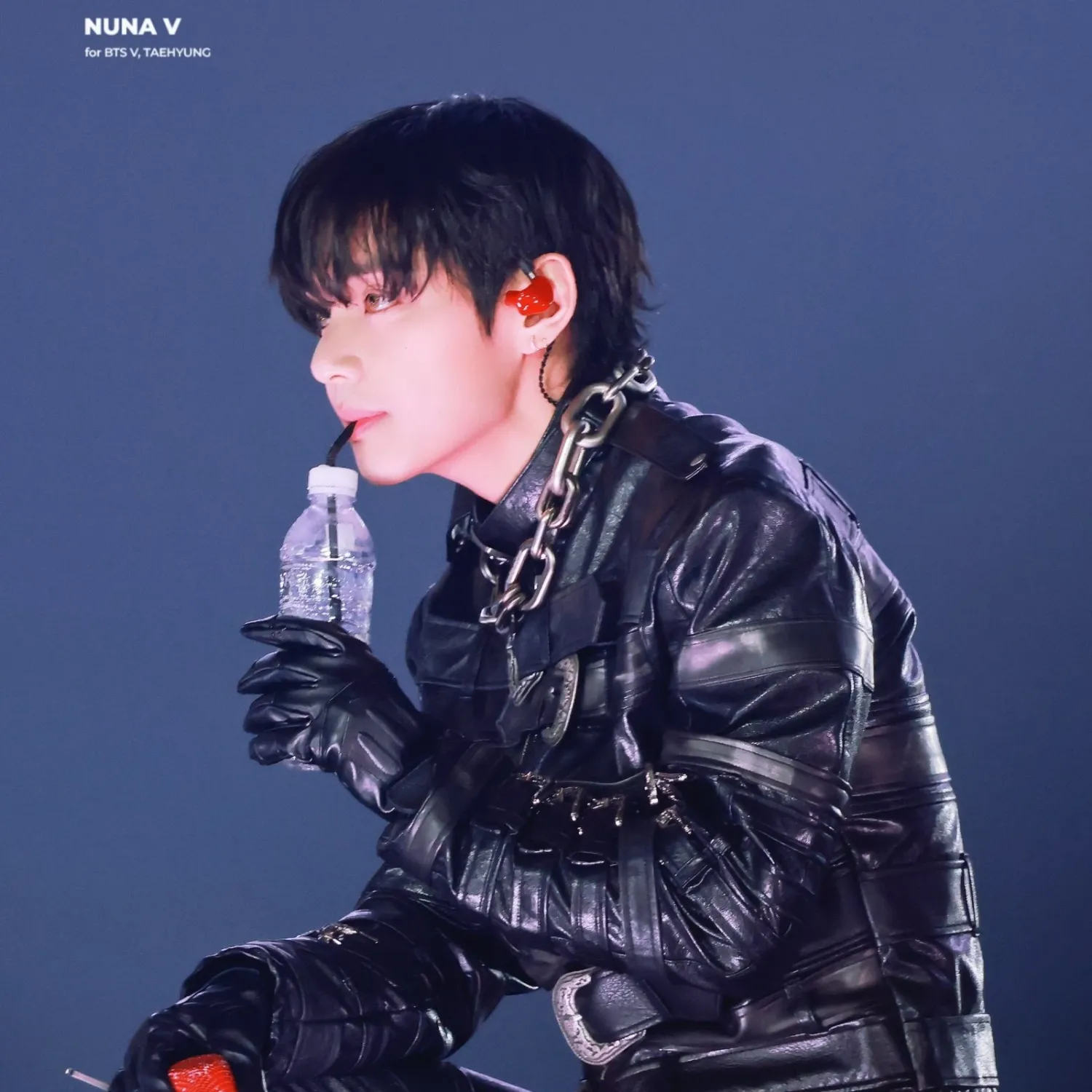 A moment captured by V (BTS)'s fan