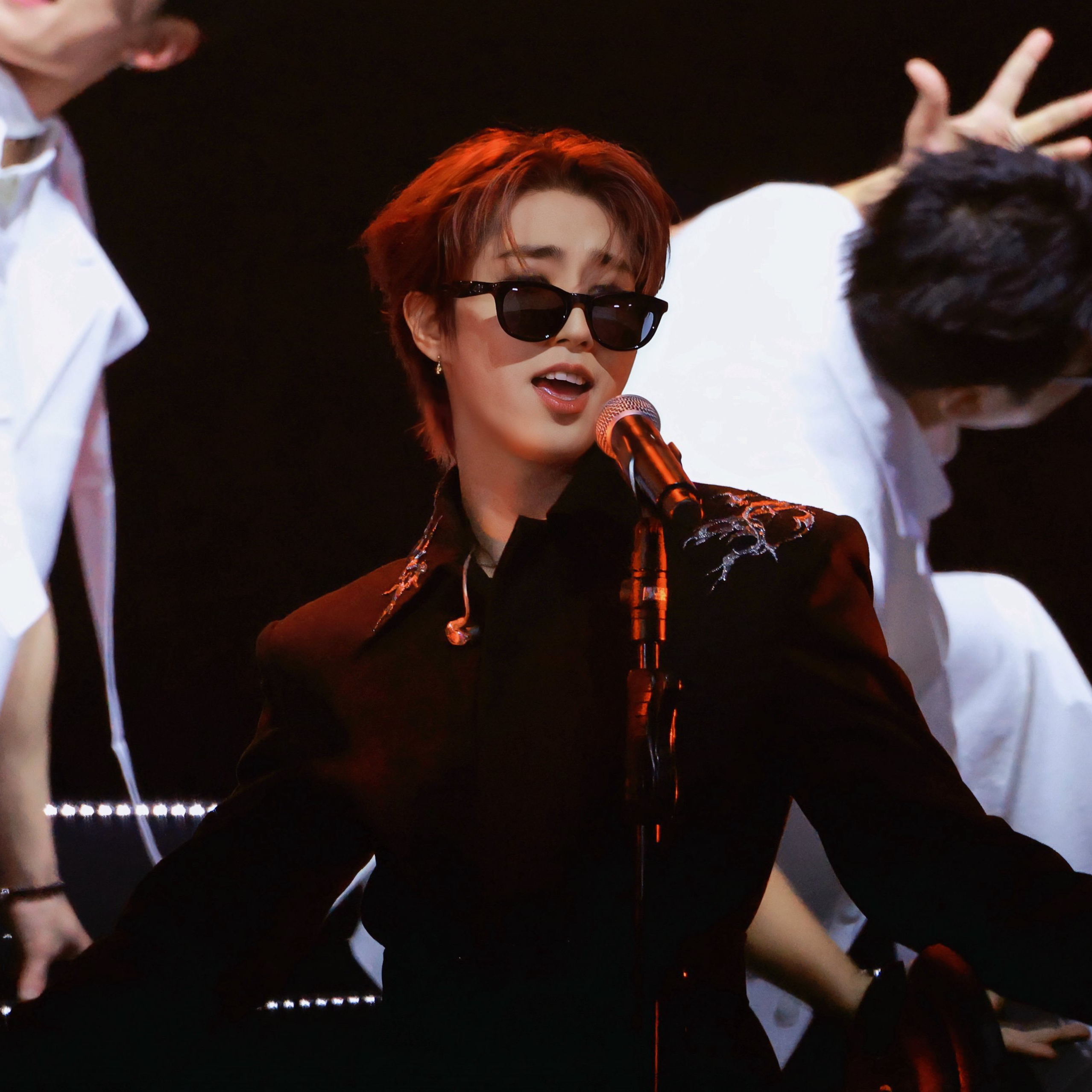 A moment captured by HAN (Stray Kids)'s fan