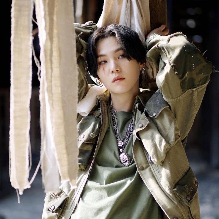 Recent activity shot of SUGA (BTS)