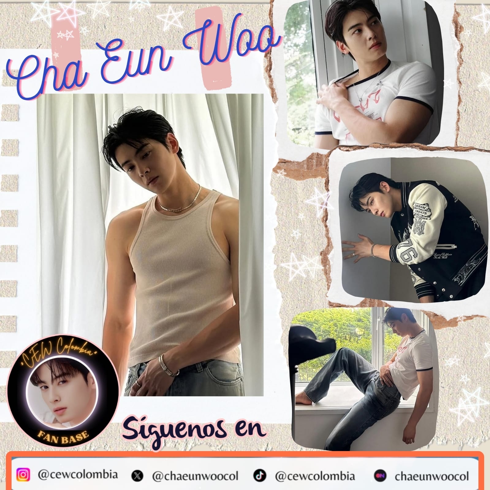 Recent activity shot of Eunwoo (ASTRO)