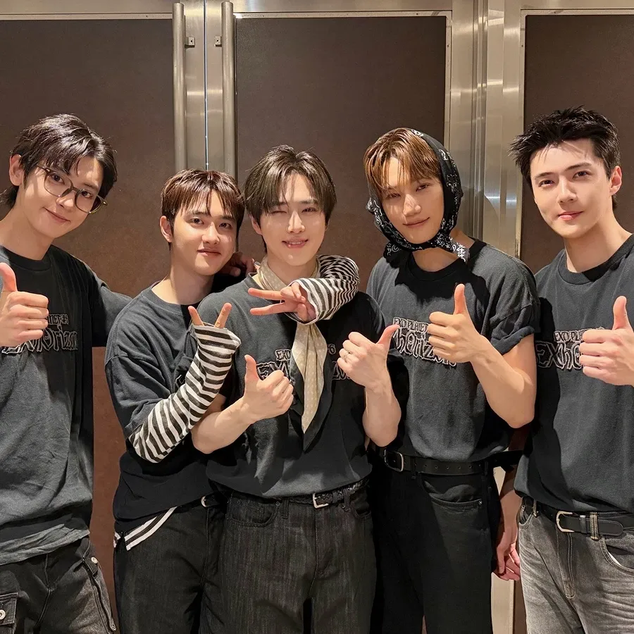 A moment captured by EXO's fan