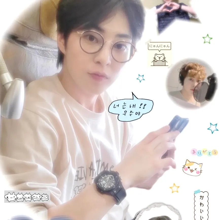 Behind-the-scenes cut of Xiumin (EXO)