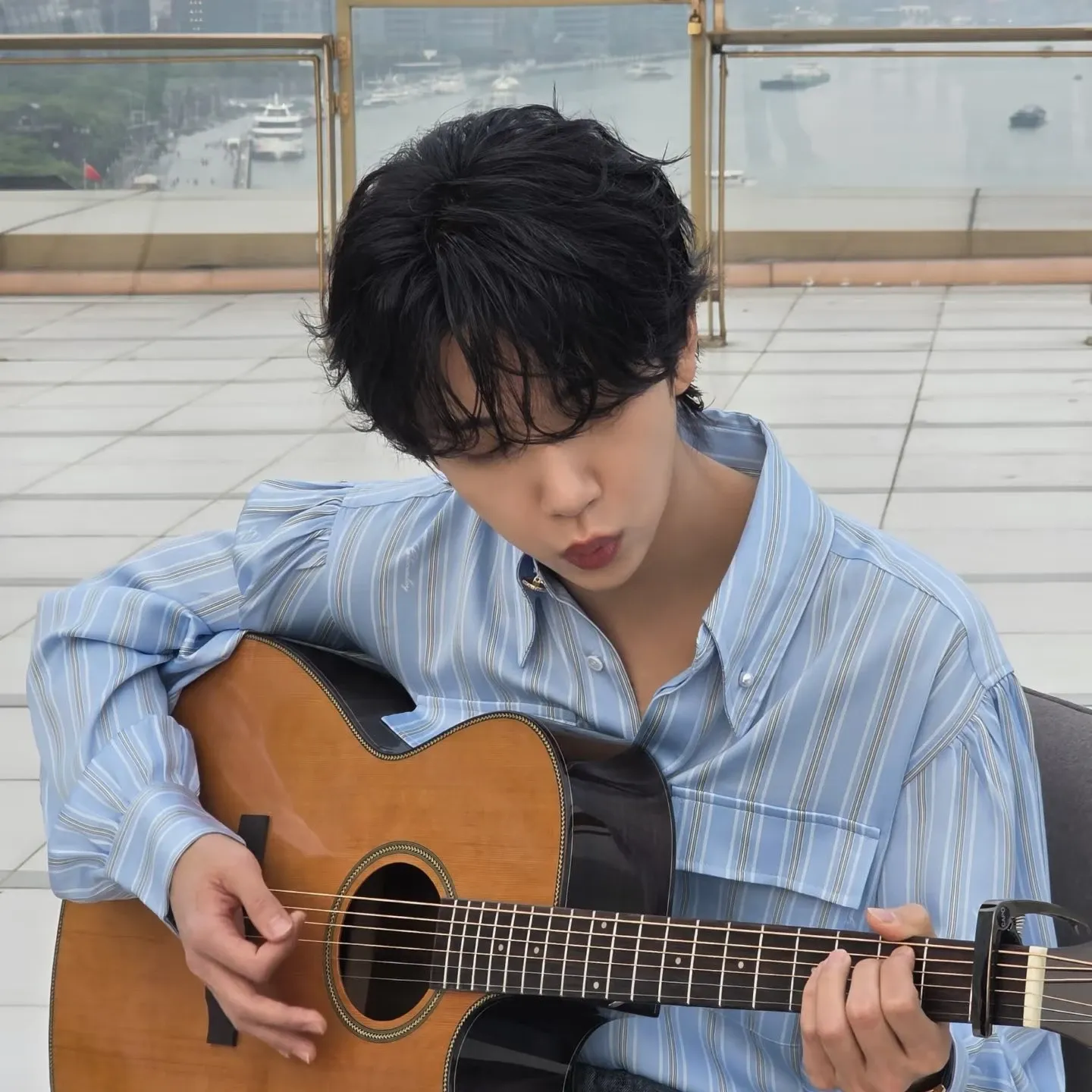 Recent activity shot of Joshua (SEVENTEEN)