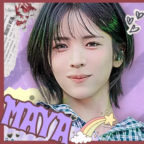 Recent activity shot of Maya (NiziU)