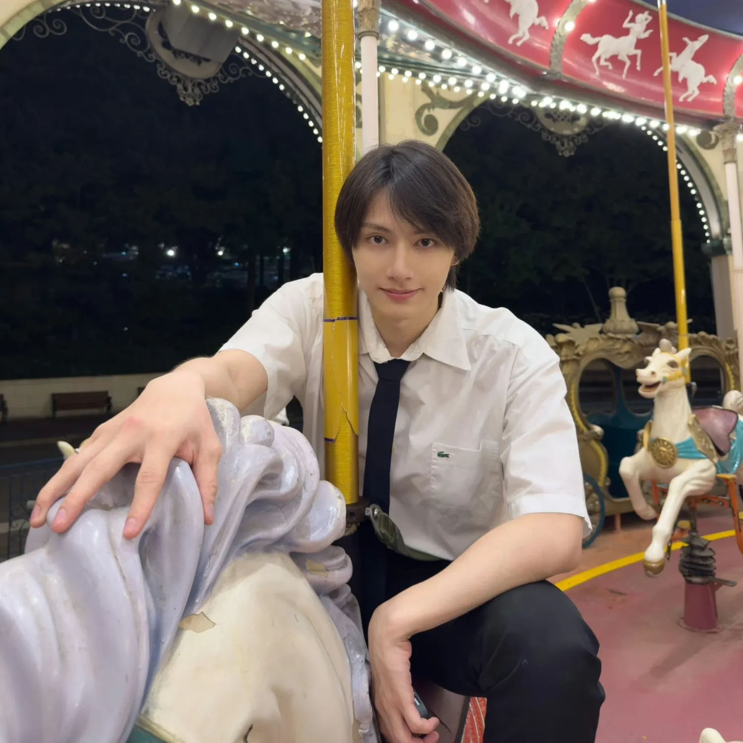 Recent activity shot of Jun (SEVENTEEN)