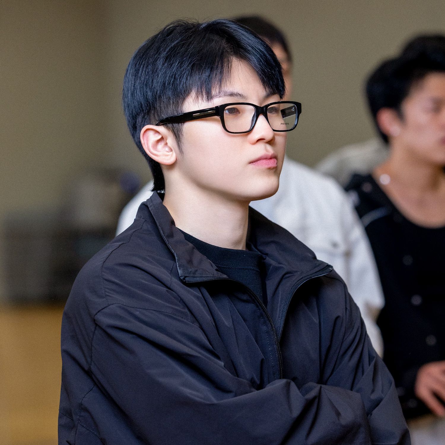 Recent activity shot of Woozi (SEVENTEEN)