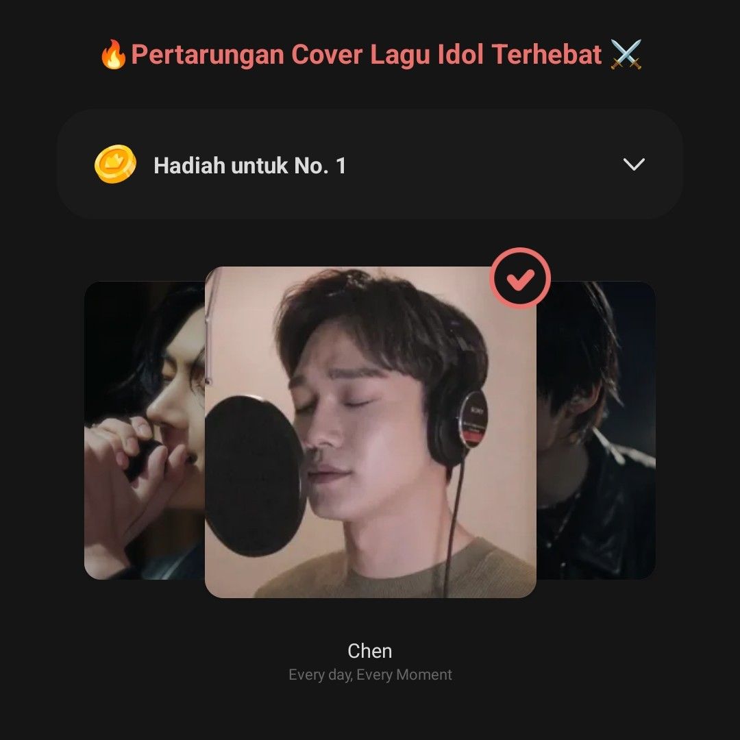 A moment captured by Chen (EXO)'s fan