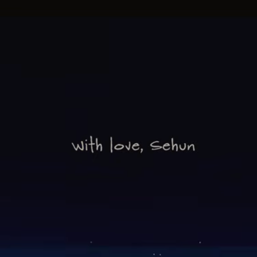 Recent activity shot of Sehun (EXO)