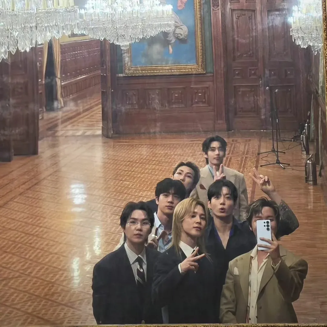 A moment captured by BTS's fan