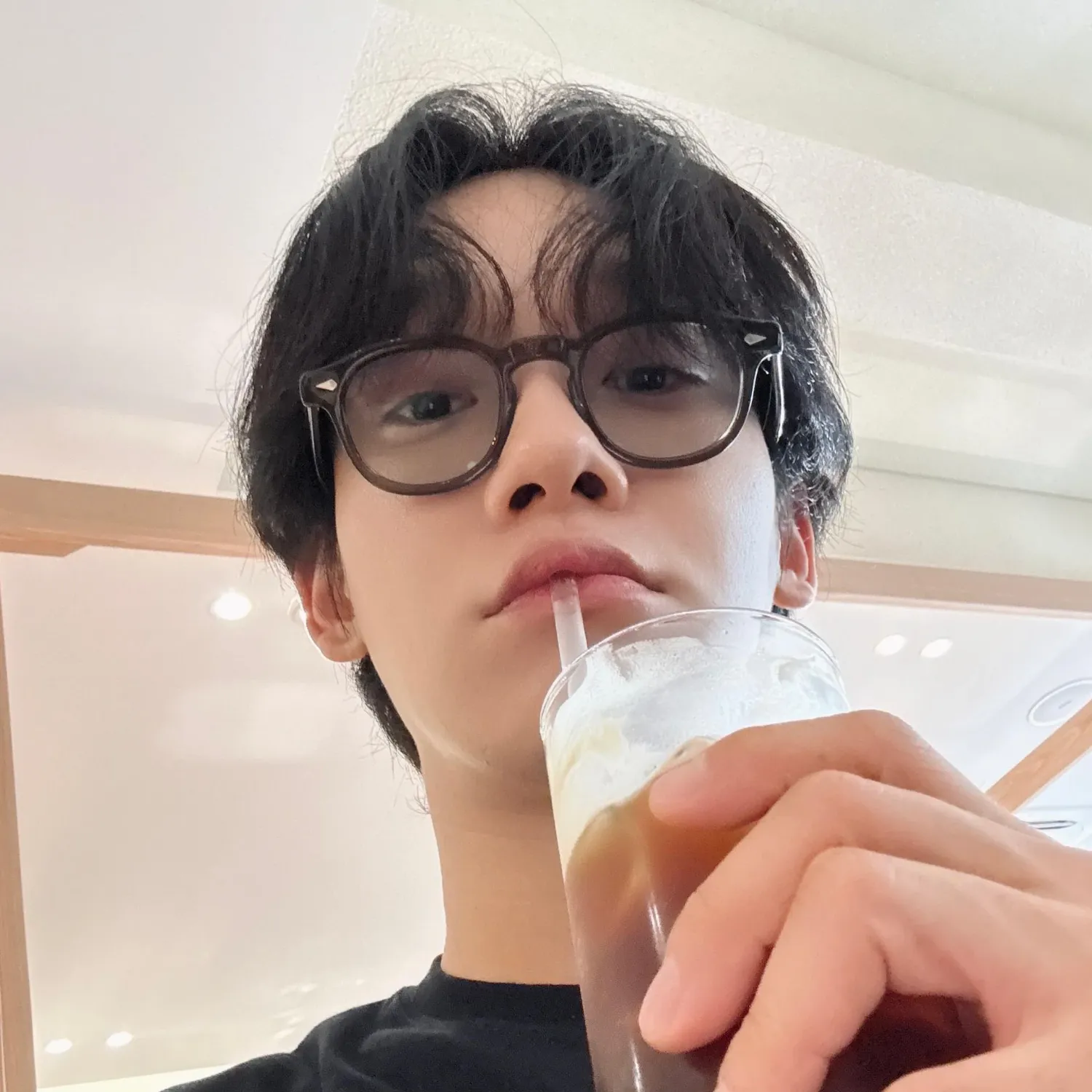 Recent activity shot of Chen (EXO)