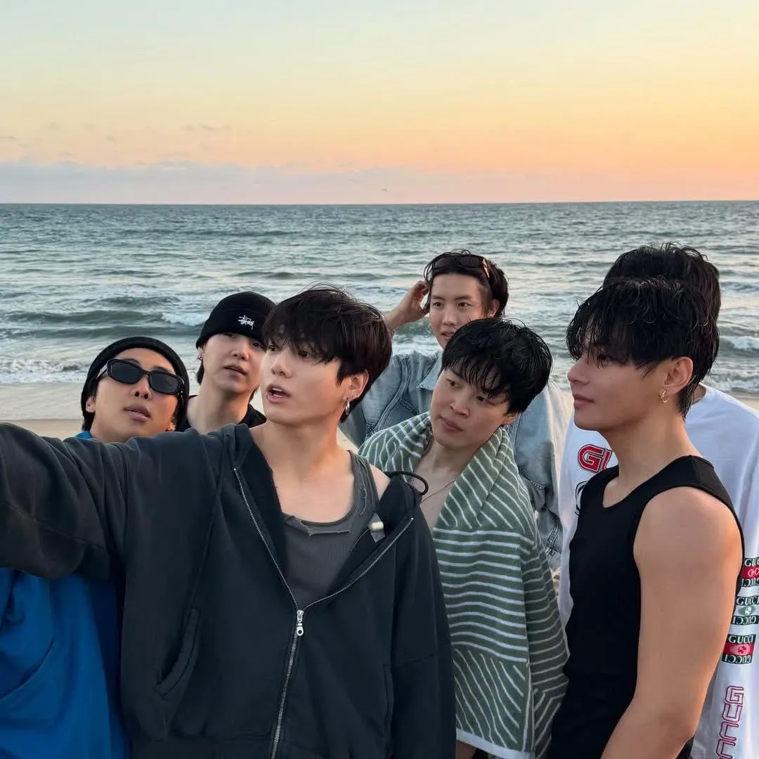 防彈少年團粉絲拍下的瞬間