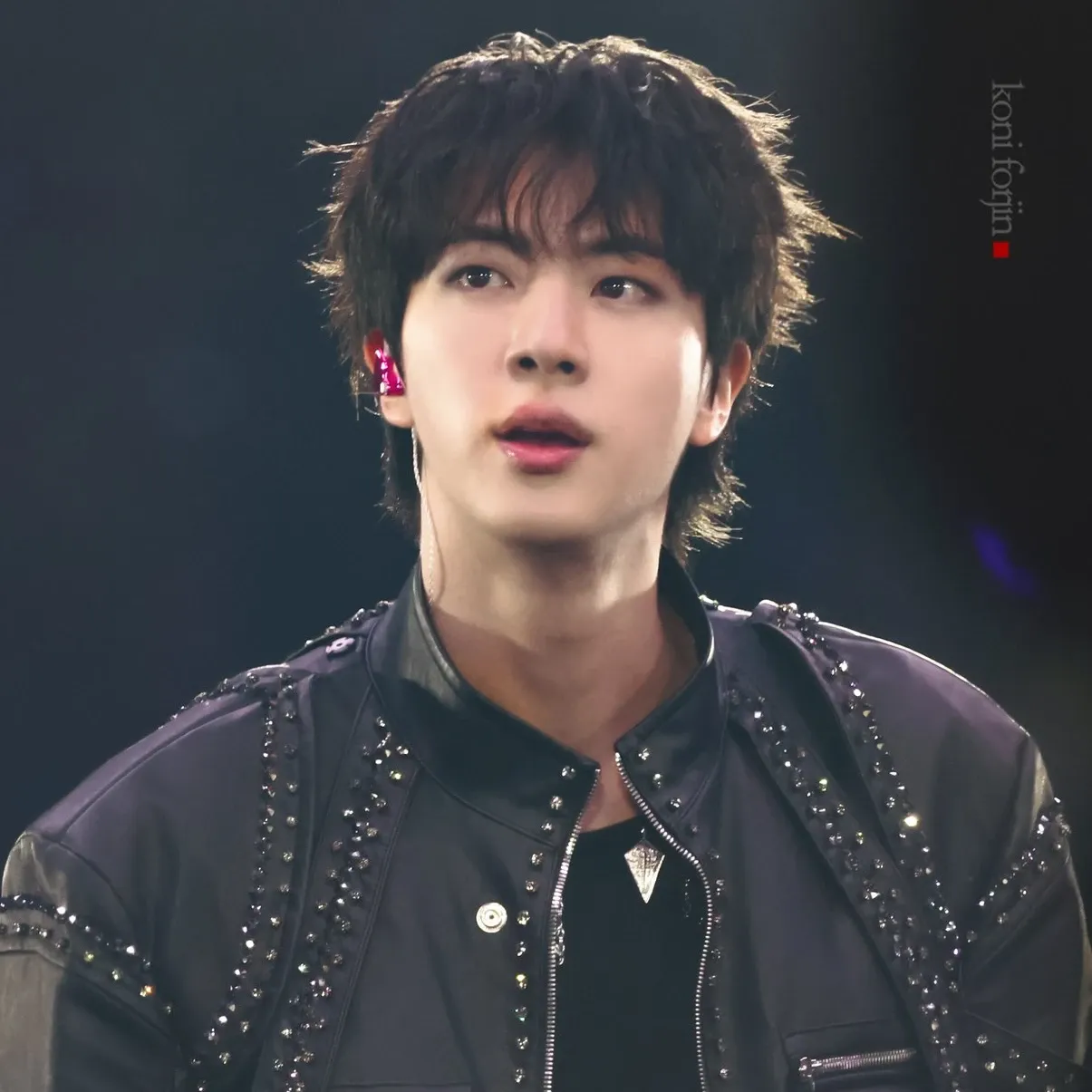 Recent activity shot of Jin (BTS)