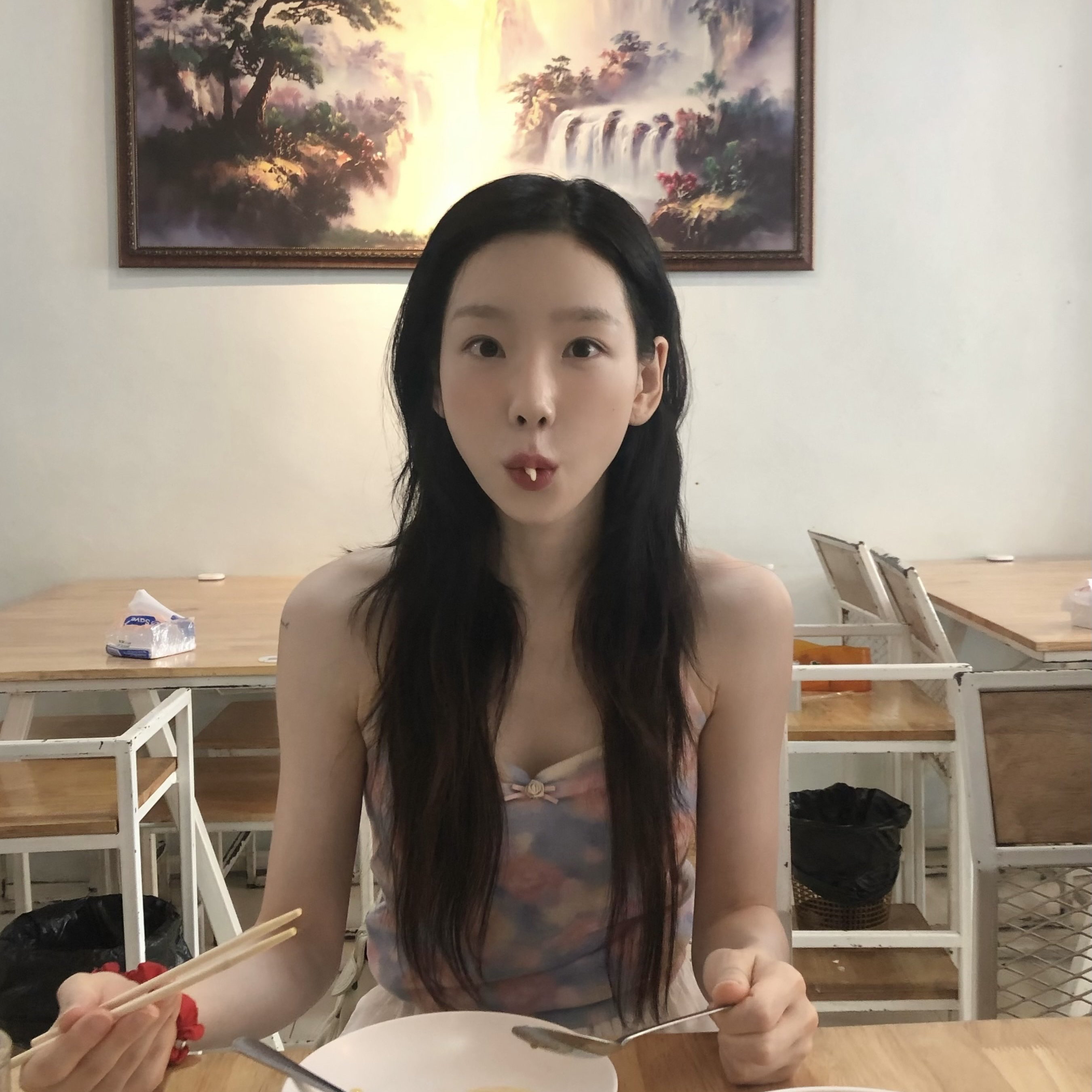 Behind-the-scenes cut of Taeyeon (Girls' Generation)