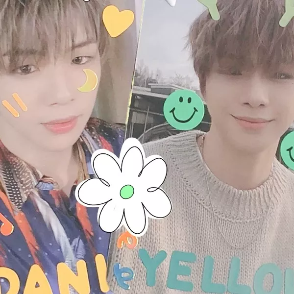 A moment captured by Kang Daniel's fan