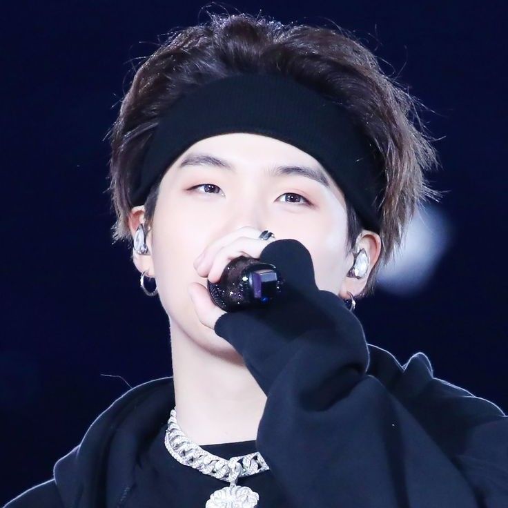 Recent activity shot of SUGA (BTS)