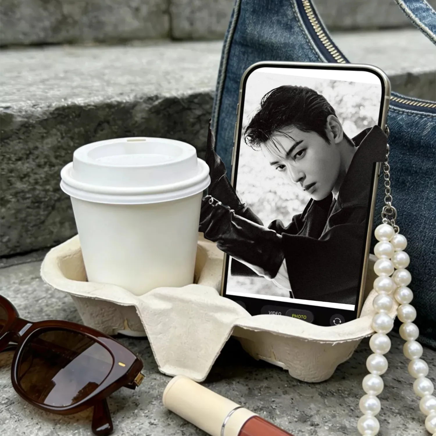 A moment captured by Eunwoo (ASTRO)'s fan