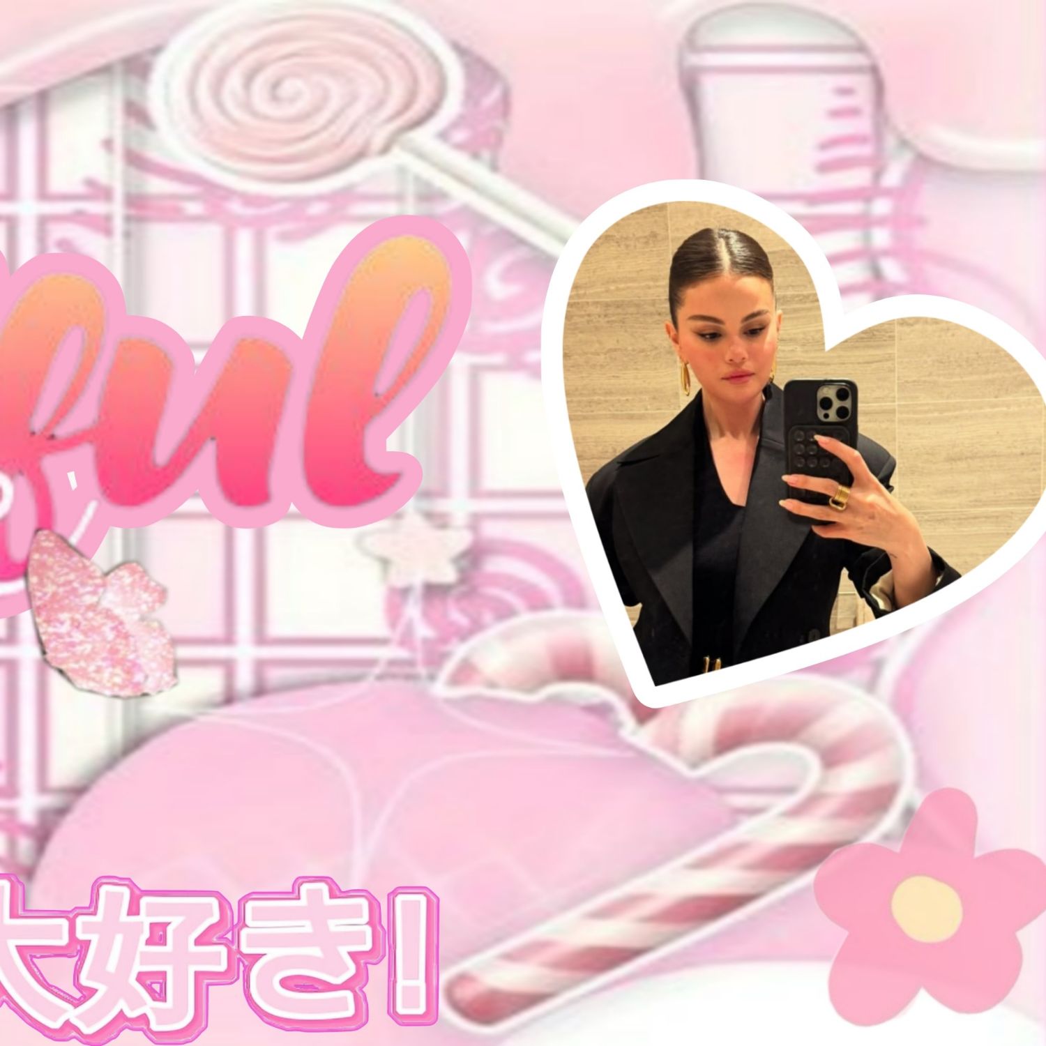 A moment captured by Selena Gomez's fan