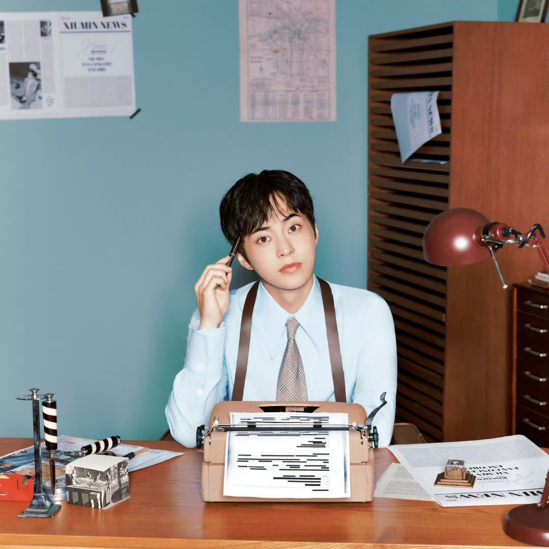 Recent activity shot of Xiumin (EXO)