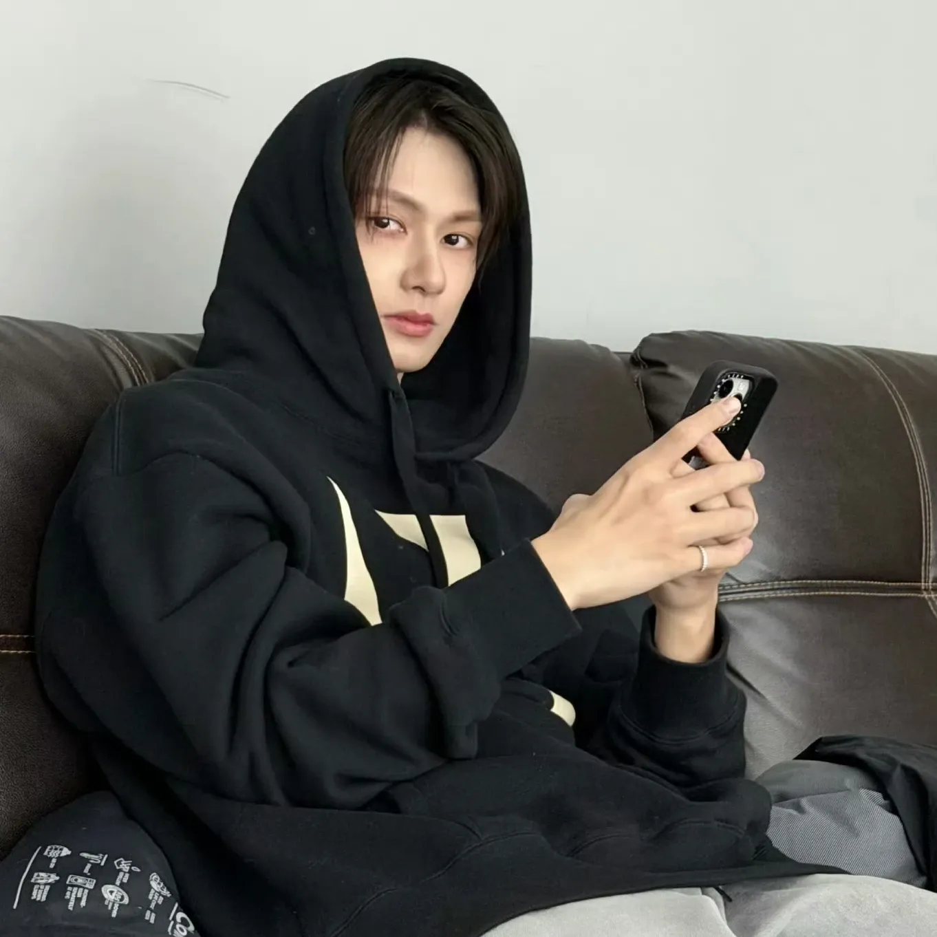 A moment captured by Jun (SEVENTEEN)'s fan