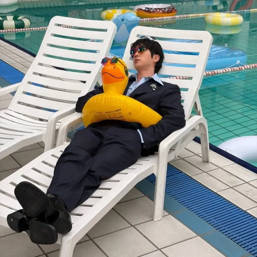 Potret di balik layar Jin (BTS)