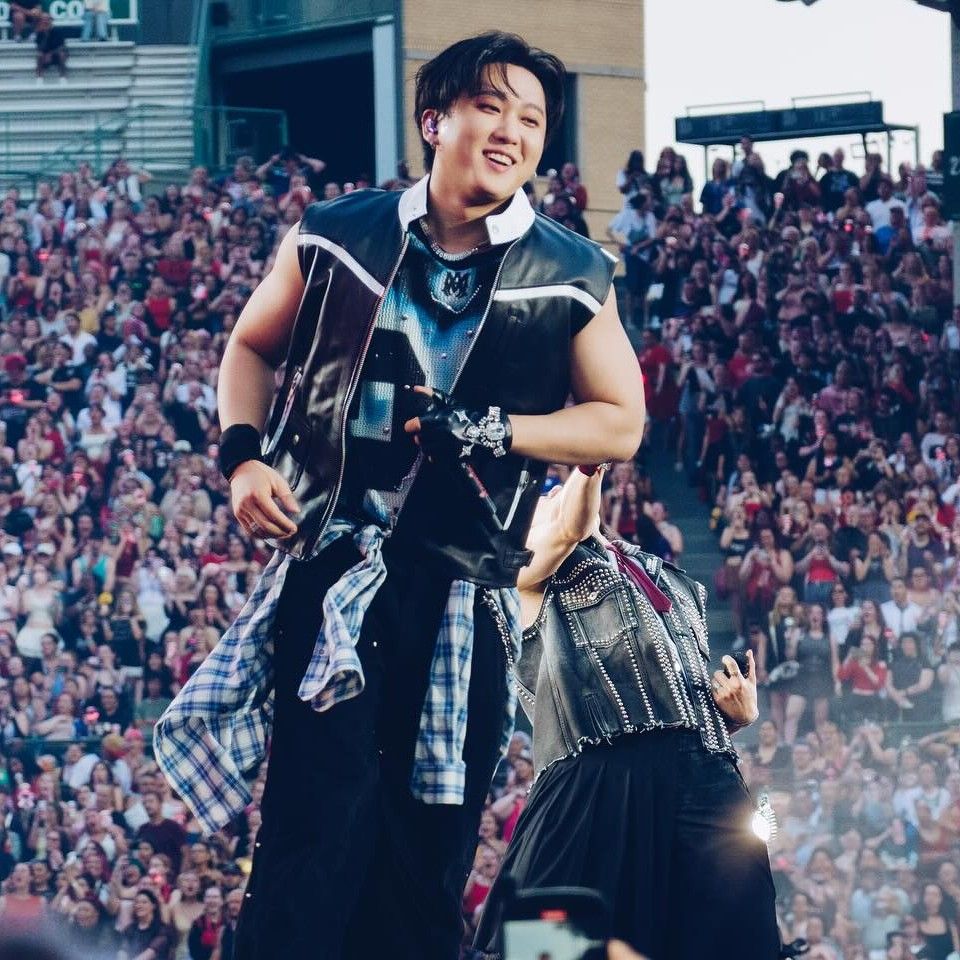 Recent activity shot of Changbin (Stray Kids)