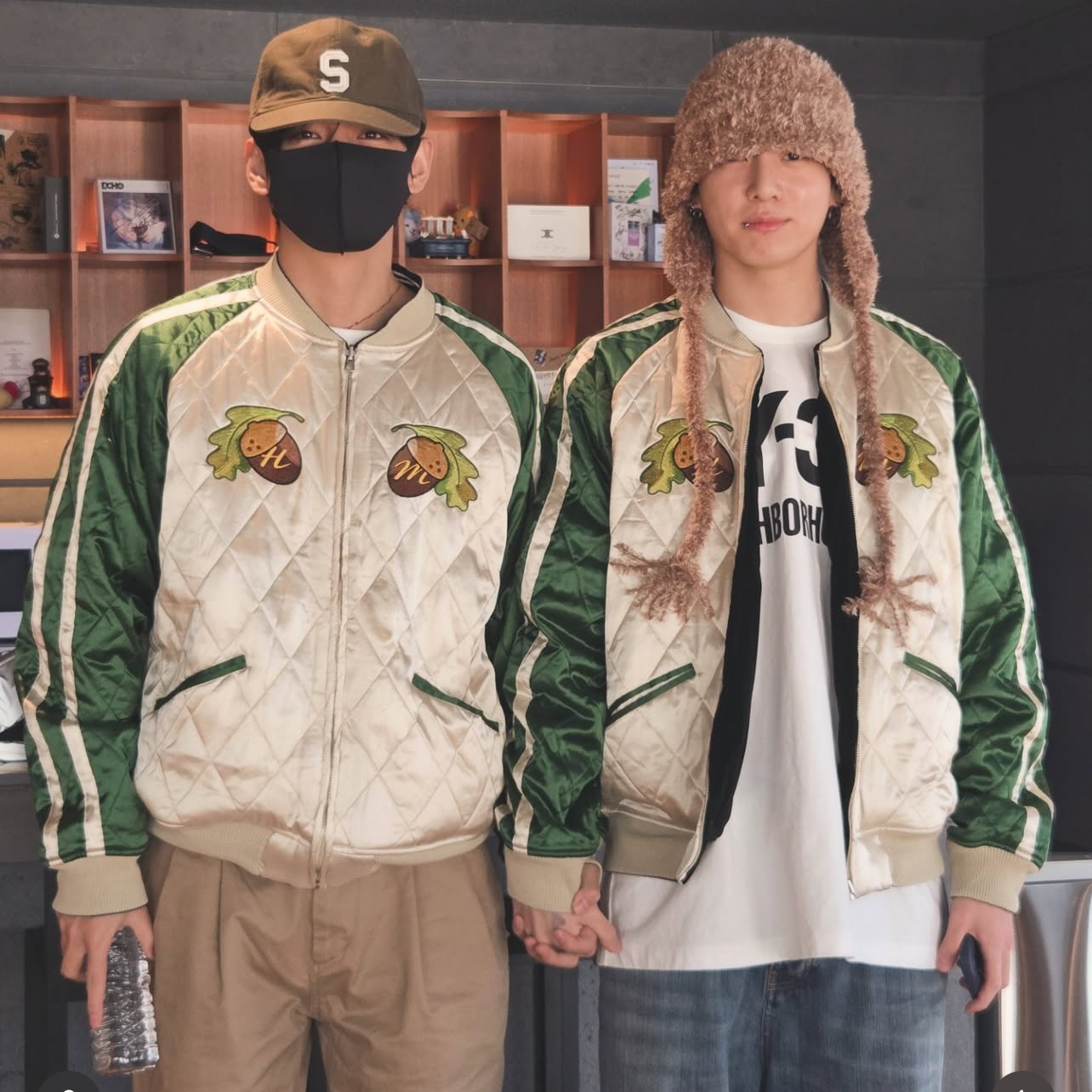 A moment captured by V (BTS)'s fan