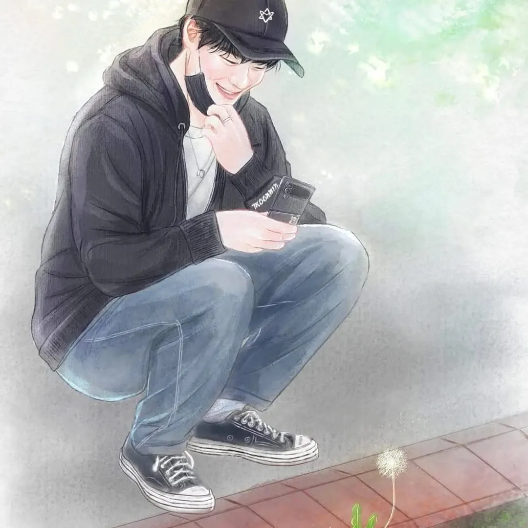 A moment captured by Moonbin (ASTRO)'s fan