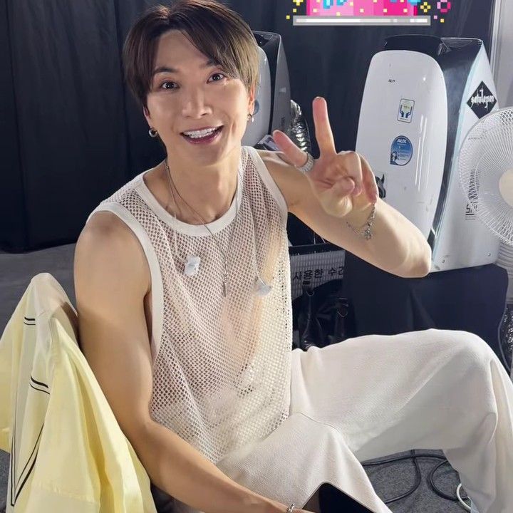 Recent activity shot of Leeteuk (Super Junior)