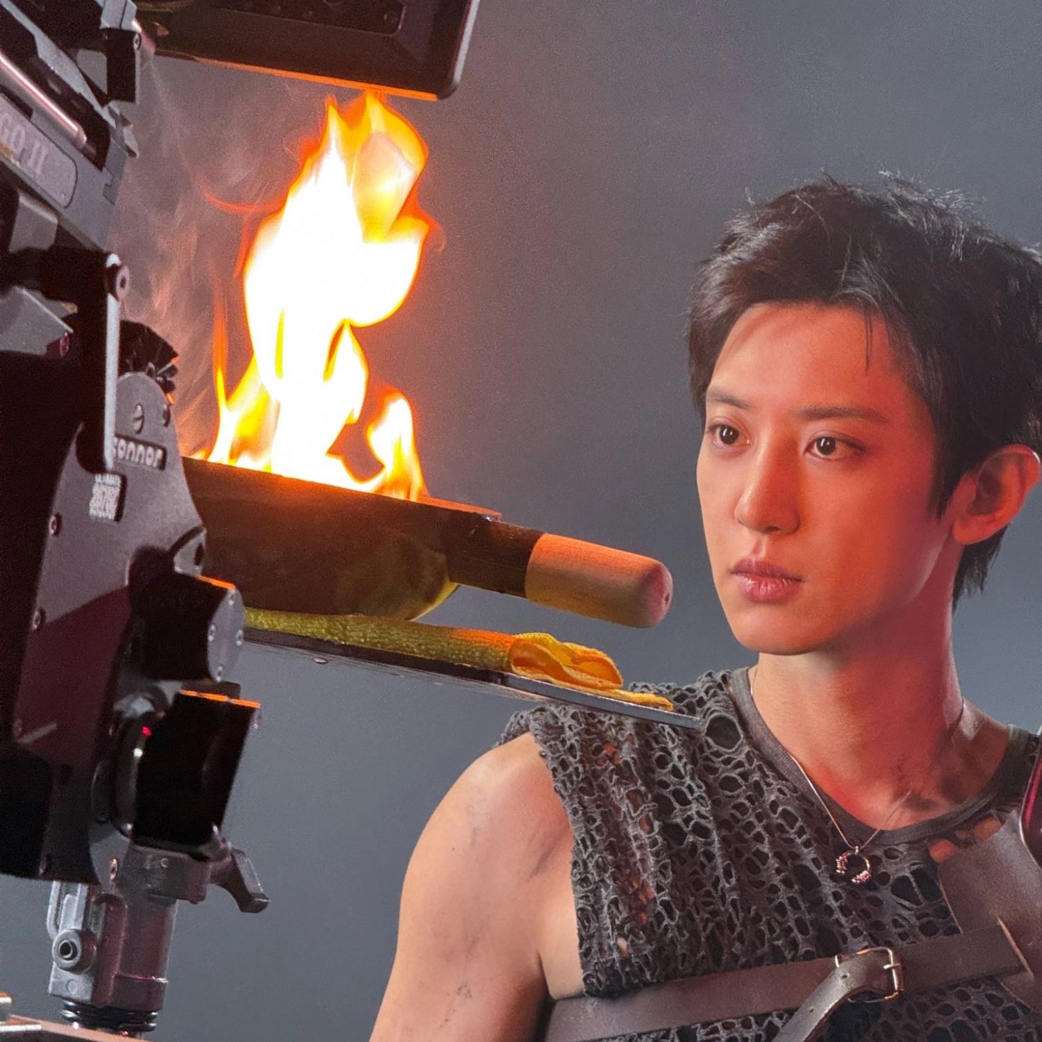 燦烈 (EXO)粉絲拍下的瞬間