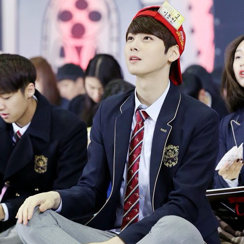 Recent activity shot of Eunwoo (ASTRO)