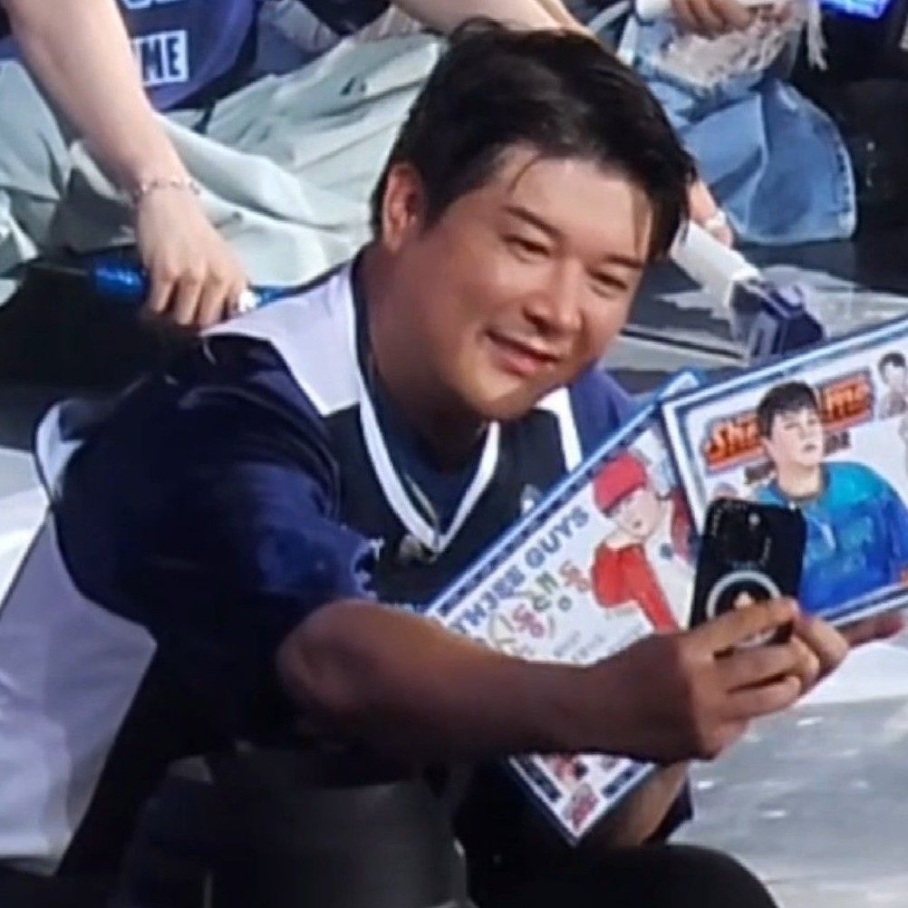 Behind-the-scenes cut of Shindong (Super Junior)