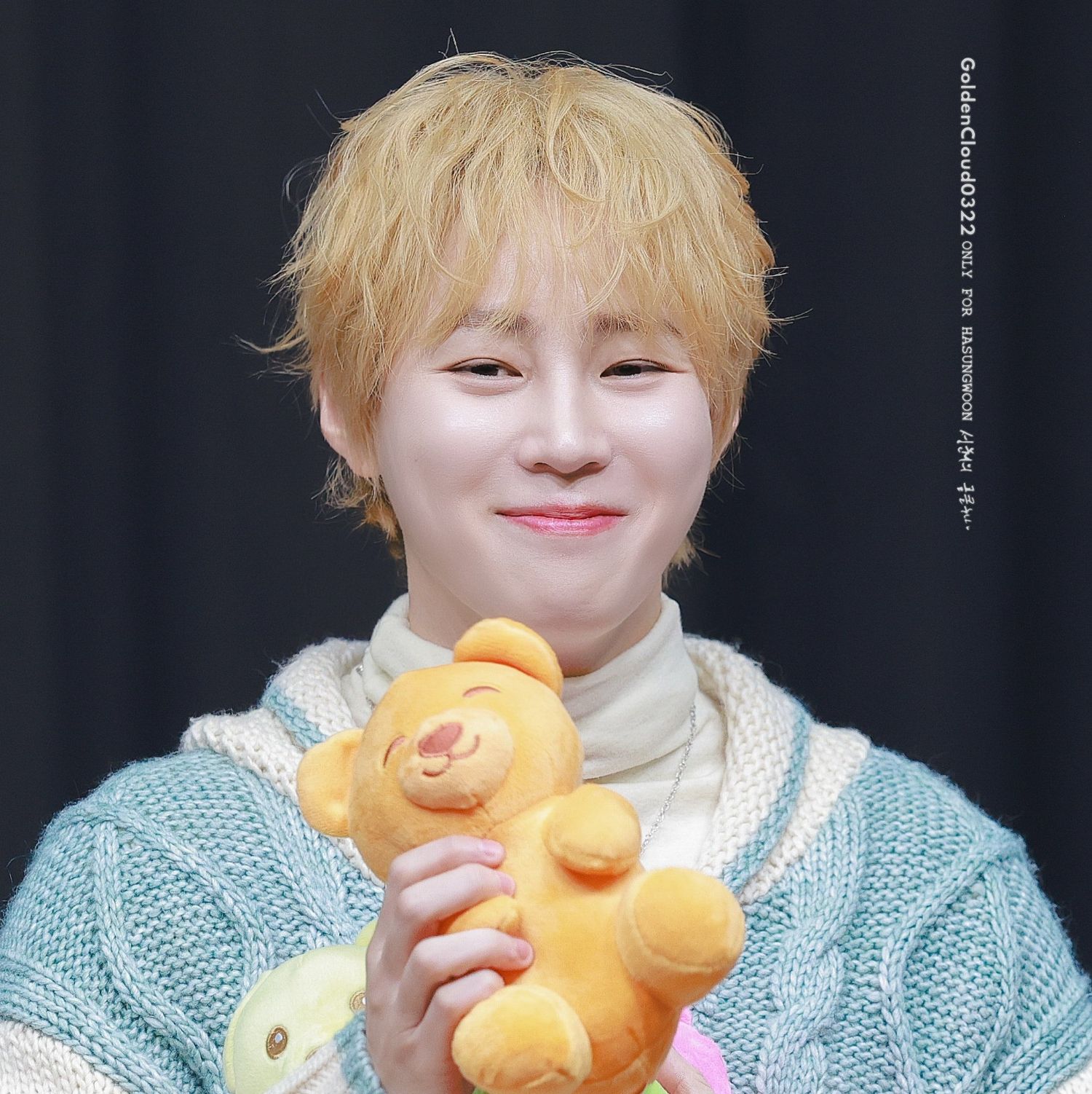 ハ・ソンウンの舞台裏ショット