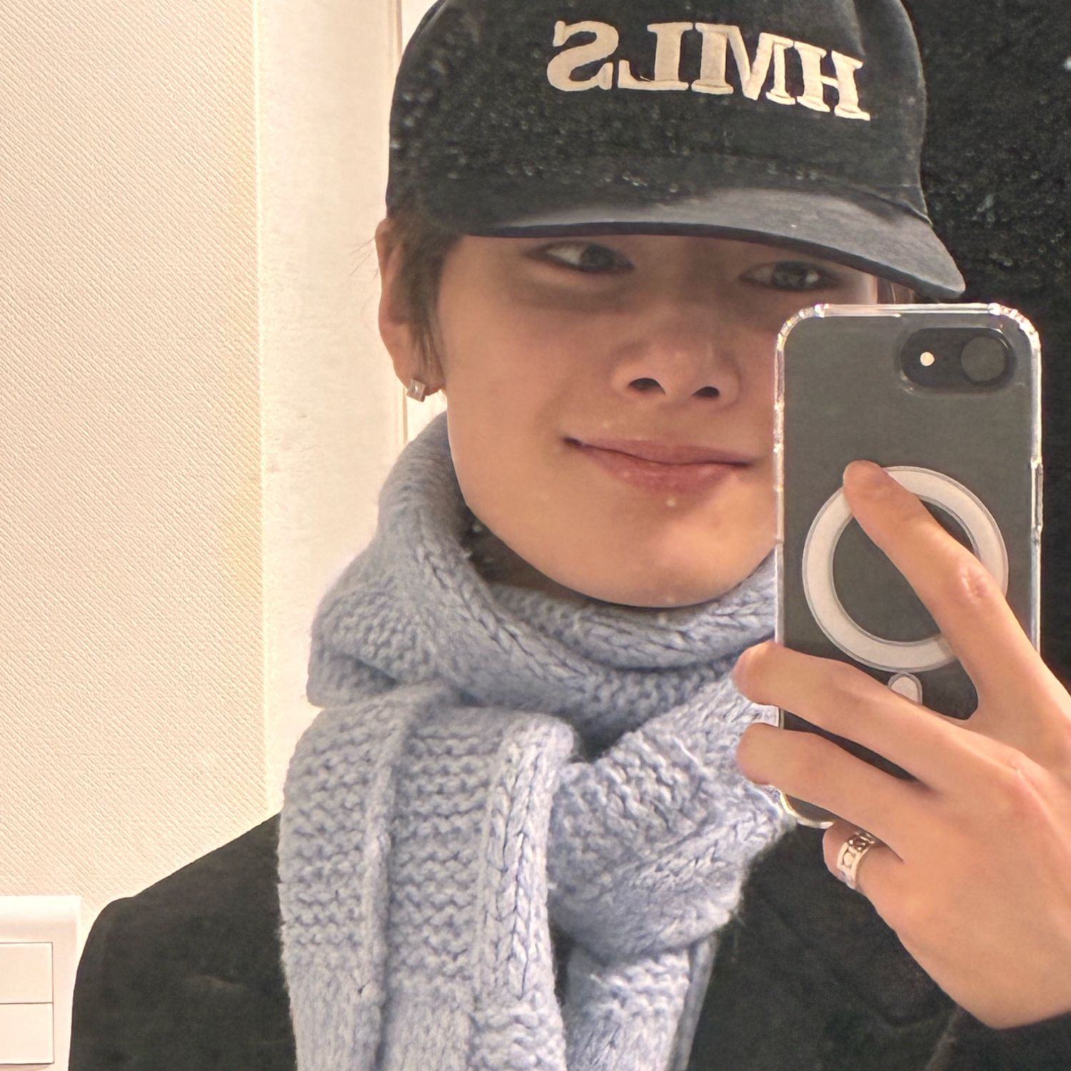 A moment captured by I.N (Stray Kids)'s fan